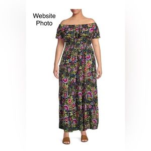 𝅺Terra & Sky Plus Size Maxi dress 3X